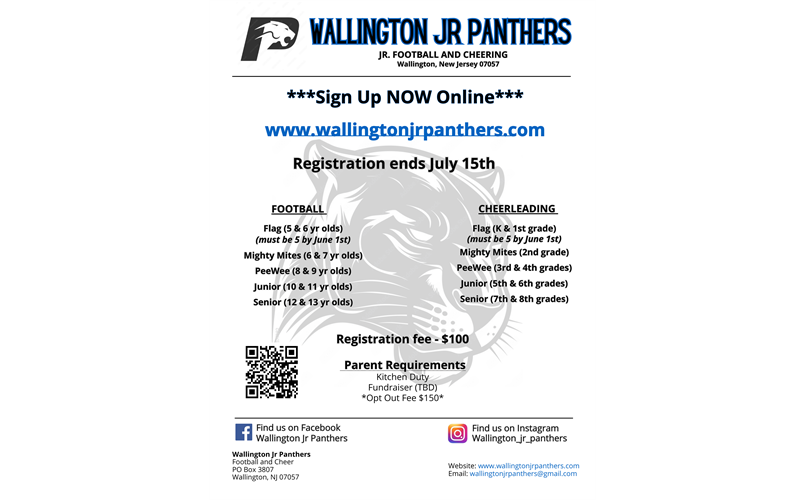 Registration details